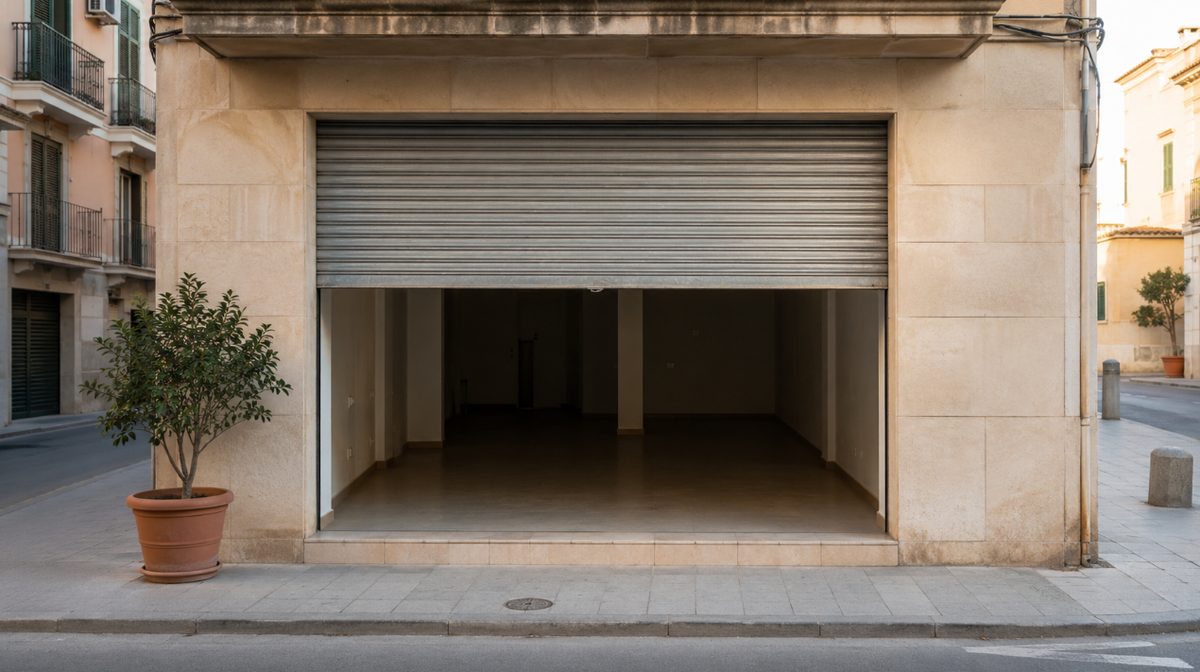 Persianas metálicas para comercios en Sitges